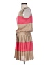 Cache 100% Polyester Color Block Tan Casual Dress Size S - photo 5