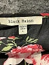 Black Rainn 100% Polyester Black 3/4 Sleeve Blouse Size L - photo 7