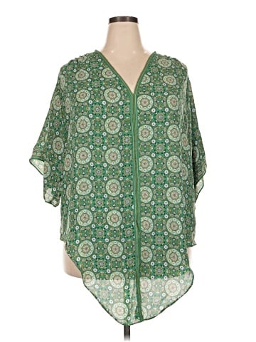 Max Studio 3/4 Sleeve Blouse (view 1)