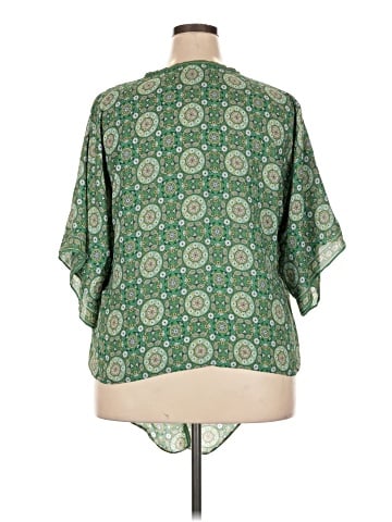 Max Studio 3/4 Sleeve Blouse (view 2)