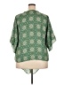 Max Studio 100% Polyester Green 3/4 Sleeve Blouse Size 2X - photo 2