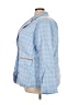 Homeyee 100% Polyester Checkered-gingham Blue Blazer Size 4XL - photo 5