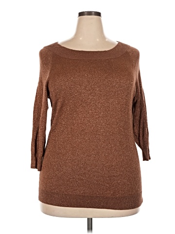 Lane Bryant Outlet 3/4 Sleeve T-Shirt (view 1)