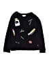 Kate Spade New York Graphic Black Pullover Sweater Size 10 - photo 1