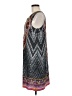 MSK Paisley Gray Casual Dress Size M - photo 5