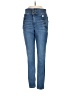 Express Hearts Blue Jeans Size 4 - photo 1