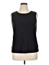 Basic Editions Black Sleeveless T-Shirt Size 0X - photo 1