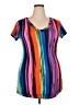 Rouge Purple Short Sleeve Top Size 2X - photo 1