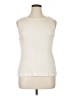 Basic Editions 100% Cotton Ivory Sleeveless T-Shirt Size XL - photo 1