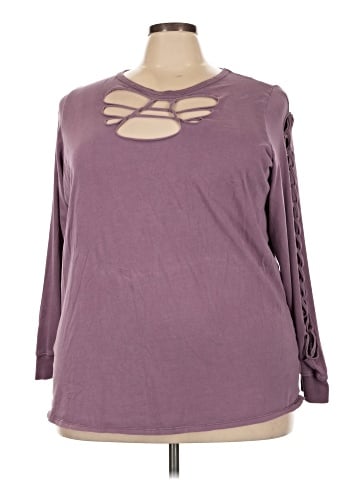 Torrid 3/4 Sleeve T-Shirt (view 1)