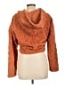 Cider Orange Faux Fur Jacket Size L - photo 2