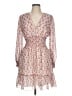 Max Studio 100% Polyester Floral Ivory Casual Dress Size L - photo 1