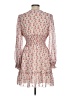 Max Studio 100% Polyester Floral Ivory Casual Dress Size L - photo 2