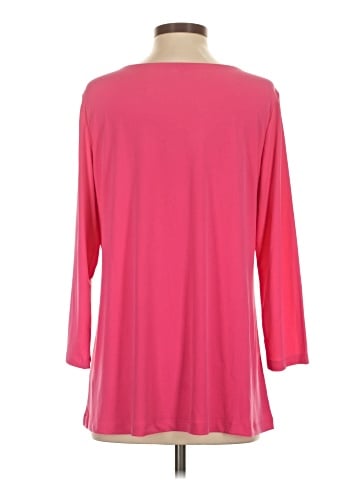 Susan Graver 3/4 Sleeve T-Shirt (view 2)
