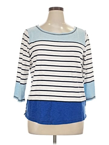 Basic Editions 3/4 Sleeve T-Shirt (view 1)