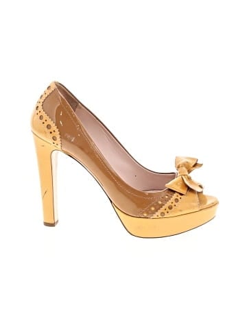 Miu Miu Patent Leather Platform Pumps (view 1)
