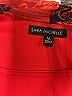 Sara Michelle 100% Polyester Red Short Sleeve Blouse Size M - photo 7