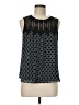 Daniel Rainn 100% Polyester Black Sleeveless Blouse Size M (petite) - photo 1