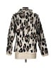 CATHERINE Catherine Malandrino 100% Cashmere Animal Print Tan Cashmere Pullover Sweater Size L - photo 2