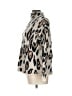 CATHERINE Catherine Malandrino 100% Cashmere Animal Print Tan Cashmere Pullover Sweater Size L - photo 5