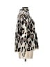 CATHERINE Catherine Malandrino 100% Cashmere Animal Print Tan Cashmere Pullover Sweater Size L - photo 4