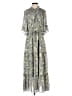 Jade 100% Polyester Paisley Gray Casual Dress Size XS - photo 1
