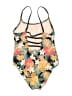 Hurley Tropical Yellow One Piece Swimsuit Size XL - photo 2