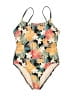 Hurley Tropical Yellow One Piece Swimsuit Size XL - photo 1