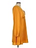 BCBGeneration 100% Polyester Solid Orange Casual Dress Size 8 - photo 4