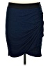 Express Solid Blue Casual Skirt Size M - photo 1