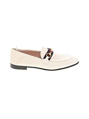 Gucci Leather Horsebit Web Loafers (view 1)
