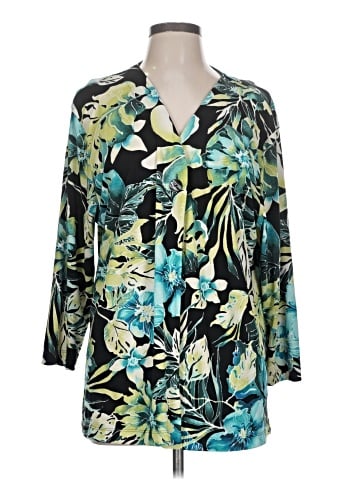 Additions by Chico's 3/4 Sleeve Blouse (view 1)