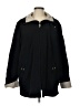 Liz Claiborne 100% Polyester Black Coat Size L - photo 1