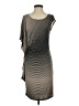 Ella Moss Chevron-herringbone Gray Cocktail Dress Size S - photo 1