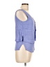 Lost River 100% Rayon Blue Sleeveless Blouse Size L - photo 4
