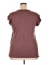 Torrid Burgundy Short Sleeve Top Size 2X Plus (2) - photo 2