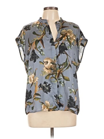 Elie Tahari Short Sleeve Blouse (view 1)