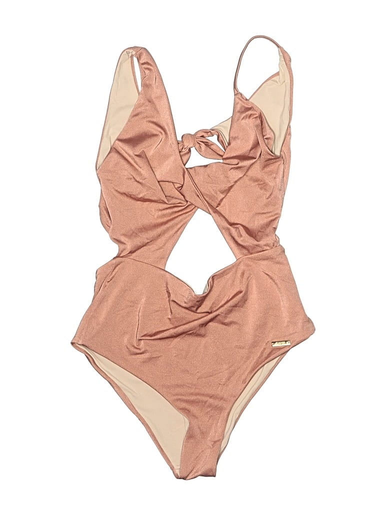 Pre-owned Saha One Piece Swimsuit In Tan