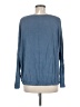 Eberjey Blue Long Sleeve Top Size M - photo 2
