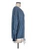 Eberjey Blue Long Sleeve Top Size M - photo 4