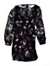 Bebe Floral Black Cocktail Dress Size 00 (petite) - photo 1