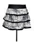 Twenty One 100% Polyester Polka Dots Silver Casual Skirt Size M - photo 2