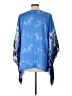 Susan Graver 100% Polyester Blue Poncho Size L - photo 2