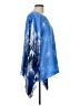 Susan Graver 100% Polyester Blue Poncho Size L - photo 4