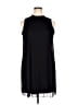 Nik and Nash 100% Polyester Solid Black Cocktail Dress Size XL - photo 1