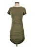Final Touch Solid Green Casual Dress Size S - photo 1