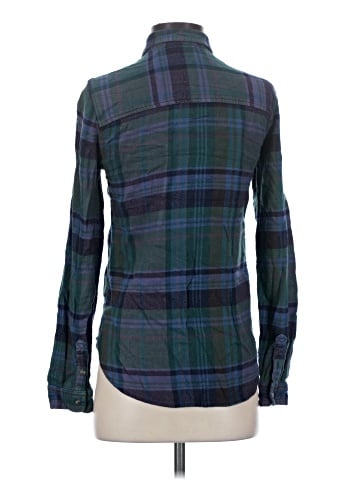 American Eagle Outfitters Long Sleeve Button-Down Shirt (view 2)
