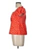 ModCloth Orange Short Sleeve Blouse Size L - photo 5