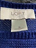 Ann Taylor LOFT Outlet Blue Pullover Sweater Size S - photo 7