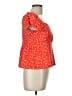 ModCloth Orange Short Sleeve Blouse Size L - photo 4